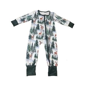 Clothing Sets Wholesale long-sleeved jumpsuits born boys and girls with zipper jumpsuits kids spring and fall clothing 231109