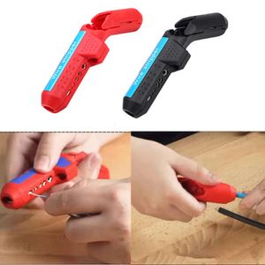 Novo 1 pçs mini fio stripper faca multifuncional crimper alicate ferramenta de friso cabo descascamento cortador fio corte linha ferramentas manuais