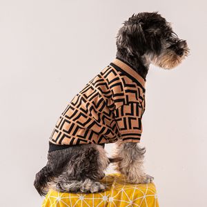 Maglione per animali domestici firmato Inverno caldo lavorato a maglia per la stagione fredda Animali domestici Cappotti Pullover Animali domestici Abbigliamento Abbigliamento firmato per cani