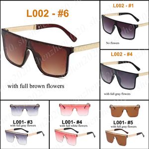 Fashion Letter Logo Printed Sunglasses with Box Cool Glasses for Men and Women