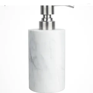 Dispenser di sapone liquido Nordic Marmo naturale Home Gel doccia portatile Porta disinfettante per le mani Contenitore per accessori da bagno