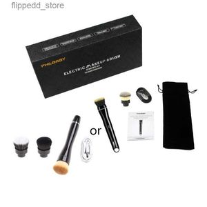 Makeup Brushes Portable Electric Makeup Brush 360 Roterande kosmetiska pulverborstar USB -laddningsbar droppe Frakt Q231110