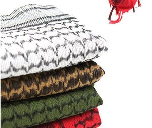 2023 Arab Scarf Cotton Tactical Turban Jacquard Weave Arabic Outdoor Square Shemagh Keffiyeh Military Tactical Palestine for Men