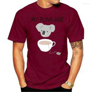 Мужские рубашки M Мои каламбуры-это футболка Koala Funcy Nerd Tee Pun Lover Junt