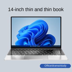 Fábrica em estoque novo laptop quad-core de 14 polegadas, escritório, tablet ultraleve, aprendizagem de documentos de treinamento