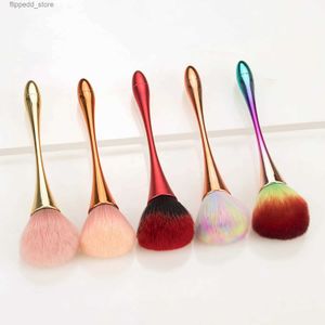 Makeup Brushes Heallor Rose Gold Powder Blush Brush Professional Make Up Borett Stor kosmetisk ansikte CONT COSmetic Face Cont Brocha Colorete Make Q231110