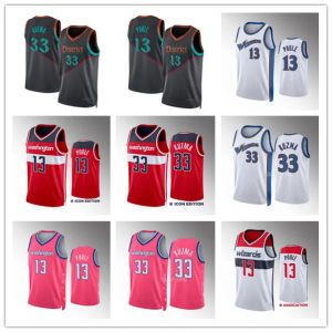 Camisas de basquete Poole Kyle Kuzma Washington''wizards''men 2023-24 City Authentic Jersey