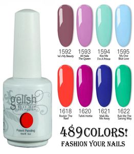 12 pzlotto Harmony Gelish Nail Polish Soak Off Gelcolor Polish Colori LED UV Gel Polish 489 Colori4194813