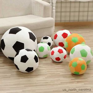 Fyllda plyschdjur 20 cm/30 cm/45 cm mjuk fotbollsform fylld docka fotboll plysch leksak barn baby present ny maskot boll party rum dekoration