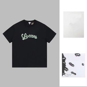 2023ss Tshirt da uomo Primavera / Estate Trend Fashion T-shirt a maniche corte Jacquard di alta qualità Abbigliamento da uomo da donna Taglia m-xxxl Colore Bianco e nero y37a1