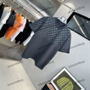 xinxinbuy Herren-Designer-T-Shirt mit Farbverlauf, Buchstabendruck, Baumwolle, Langarm, Damen, Schwarz, Weiß, Grau, M-2XL