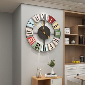 Relógios de parede Luxo Interior Antiguidades Mecânica de relógio Oferece Wallclock 3D Home e Novel Decoration Digital