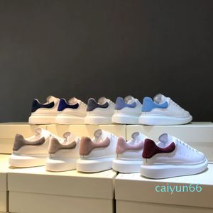 Homens Mulheres Sapato Casual Plataforma de Renda de Couro Sapatilhas de Grandes Dimensões Preto Branco Mens Mulheres Veludo Alpercatas Camurça Treinadores Sapatos de Designer