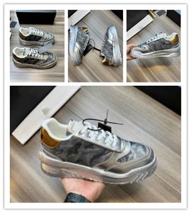 DG Jeans Luksusowe designerskie buty Casual Couture Sneakers Fondo Stargaze Grey Sneakers Najlepsza jakość czarnych trenerów skórzanych trampki