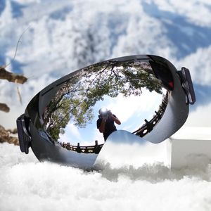 Ski Goggles Lekkie profesjonalni mężczyźni Uv400 Dorosły Anti Fog Snowboard Skiing Glasse Ultra Light Winter Snow Okulara 231109