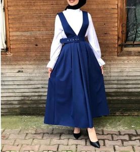 Etnik Giyim Moda Spagetti Kayışı V Yastık Elbise Kadınlar Artı Boyut Ekose Baskı Yüksek Bel Diz-Yorum