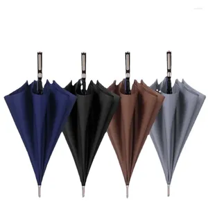 Umbrellas Solid Wood Long Handle Umbrella Large Double Golf Free Return Insurance