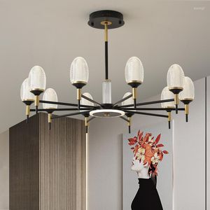 Lampadari Fiori Lampadario a sfera in vetro Lampadario a soffitto Casa Sala da pranzo Camera da letto Lampada da cucina Pasto Appendiabiti Illuminazione interna Decorazione