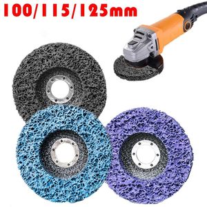 New 6pcs 100/115/125mm Sanding Wheel Stainless Steel Polishing Wheel Paint Rust Removal Grinding Disc For Angle Grinder Accessories