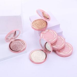 Bronzers Highlighters 6 ألوان زهرة توهج مسحوق الماس البرونزي الماسي الماكياج الماكياج الوجه المليئة بسلطة تسليط الضوء على Pressed463