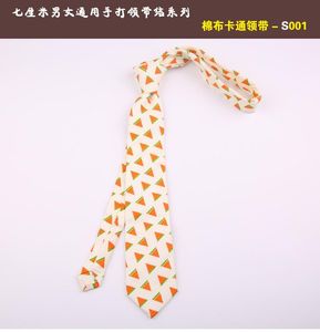 Neckband 2023 Koreansk version av Fresh Personality Cartoon Decoration Cool Shirt Cotton Tie Man och Female Student Uniform General Manufa