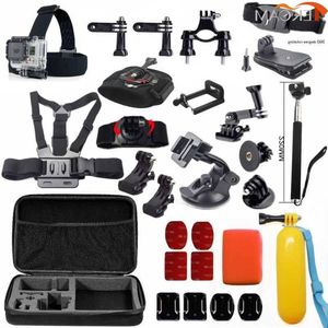 GoPro Hero 6 için Set FreeShipping Aksesuarları 5 Oturum 4 Xiaomi Yi 4K SJCAM SJ6 Efsanesi SJ5000 Aksiyon Kamerası Scbeu