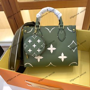 23FW Kobiety luksurys designerskie torby torby obrazy skórzane torebki kwiaty torebki crossbody z oryginalną torebką sprzętową torbę posłańca 25 cm