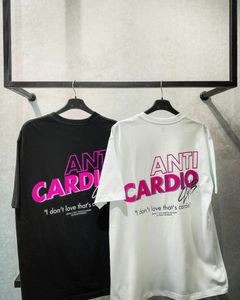 メンズTシャツ有酸素スポーツレジャーウルトラフィン半袖コットンTシャツフィットネストップファッション服230410