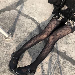 Marke Brief Strumpfhosen Sexy Strumpfhosen Frauen Schwarz Weiß Dünne Seide Mesh Socken