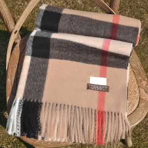 Kaschmirschal Winter Damen und Herren langer Schal Qualität Stirnband Modeklassiker bedruckt Check Big Plaid Shawls Schal Designer Seidenschal