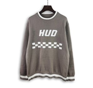 mens sweaters designer woman knit sweater Crew Neck brown white letter Knitted Sweater Computer Knitted oversized Pullovers Tops long sleeve shirt jumper men women