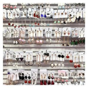 Dangle Chandelier Wholesale 15Pcs / Lot New Handmade Color Retaining Earrings Tassel Long Geometric Jewelry For Women Drop Dhgarden Dhib5