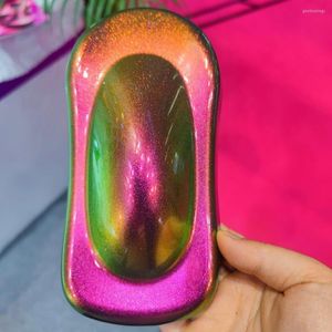 Nail Glitter Super Shifting Chameleon Pigment Powder /Purple Red Yellow Green Color Shift /Hypershift Car Paint For