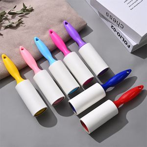 Household Sticky Lint Roller Brush Clothes and Pet Lint Removal Brush Brush Replacement Rolling Paper Peel-Off Sticky Lint Remover Bring a roll of paper (40 sheets)