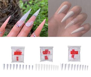 600 Paznokci French Acryl sztuczny fałszywe paznokcie paznokcie dekoracja dekoracja urody Kobiety Manicure