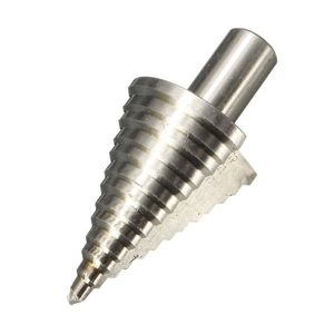 Freeshipping 1PC 5-35mm High Speed Steel Step Drill Bit 5,7,10,12,15,17,20,22,25,27,30,32,35mm HSS 6542 /M2 Wood Metal Drilling Top Qua Hots