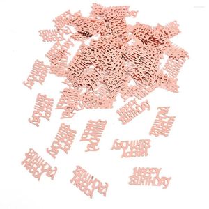 Party Decoration 15g/bags Rose Gold Happy Birthday Number Confetti Figure 21 30 40 50 60 Decorations Wedding Anniversary