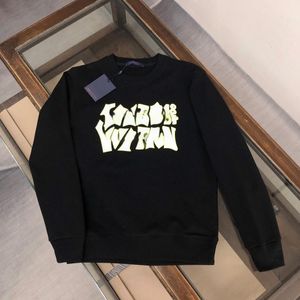 23FW Lüks Paris Markalar Tasarımcısı L ​​Hoodie Uzun Kollu Crewneck Sweater Sweatshirt Moda Mektubu Büyük Logo Pullover Hoodie Açık Sweatshirt