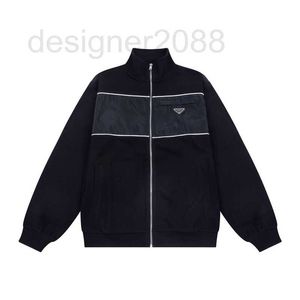 Giacche da uomo Designer Metal Triangle Letter Splice Cappotto da giacca casual da uomo DEMD