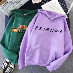 Erkek Hoodies Sweatshirts Komik Karikatür Arkadaşları Hoodies TV Şovu Harajuku Kadınlar Ullzang Graphic 90'lar Sweatshirt Vintage Anime Hoody Kadın Giysileri Q231110