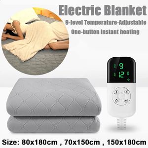 Electric Blanket High Quality Intelligent Heating Electric Blanket Winter Home Warming Products 9-level Temperature-Adjustable Heating Bed Sheets 231110