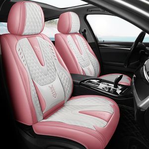 High-klass Nappa Car Seat Covers för Toyota Corolla Rav4 Auris Prius Yalis avensis SUV Universal Waterproof Leather Auto Accessories