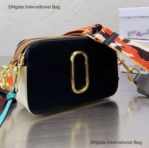 MJ Snapshot Dokuma Crossbody Çanta Çok Yönlü Küçük Çanta Kamera Çantası Moda Mini Çanta Sokak Fotoğrafçılığı için Casual Outings altın ile çanta