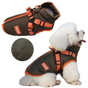 Dog Apparel Waterproof Pet Clothes for Small Medium Dogs Jacket Puppy Warm Padded Down Coat Chihuahua Poodle Shih Tzu Costume Pug Outfits 231110