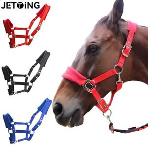 Horse Care Equipment 1X Padded Halter Bridle Headstall Head Collar Riding Accessories 231109