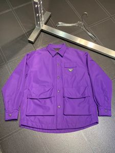 最新のファッション高品質の高級メンズデザイナーダウンフィルドシャツジャケット - 米国サイズのジャケット - 男性用ファッションデザイナージャケット