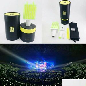 Gry nowatorskie Nowator Games Portable LED NCT KPOP Stick Lamp Hiphop Lightstick Music Concert Escent Aid Rod Fan Prezent Prezent Set O Dhhqk