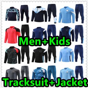 23 24 Haaland Tracksuit Cootcer Jerseys Mans Cities Istanbul Kit Mahrez Grealish de Bruyne Foden Football Shirt Kids 2023 2024 J.Alvarez Mancheste Man City 999