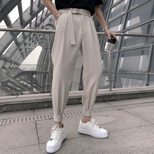 Męskie spodnie koreańskie mody Casual Set Pants Spring Men's Ultra Thin Fit Classic Pants Klasy