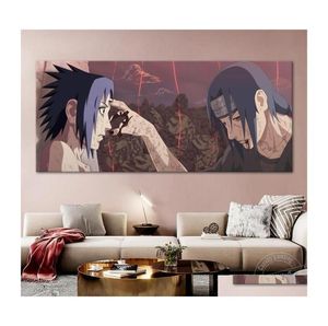 Novelty Items No Frame Poster Sasuke Vs Itachi Hd Canvas Art Wall Picture Home Decor Sofa Background Birthday Gifts Lj201128 Dhnf29014115